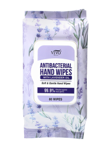 Antibacterial Hand Wipes Lavender