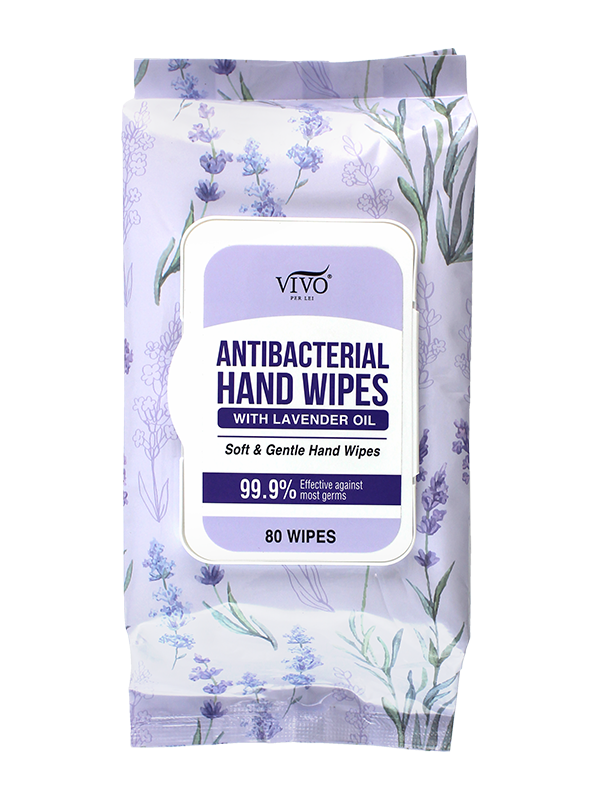 Antibacterial Hand Wipes Lavender