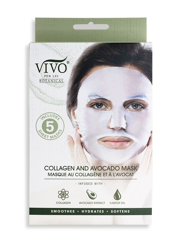 Collagen and Avocado Facial Sheet Mask