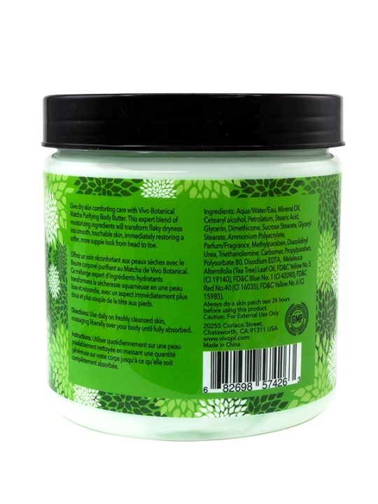 Matcha Purifying Body Butter Back view