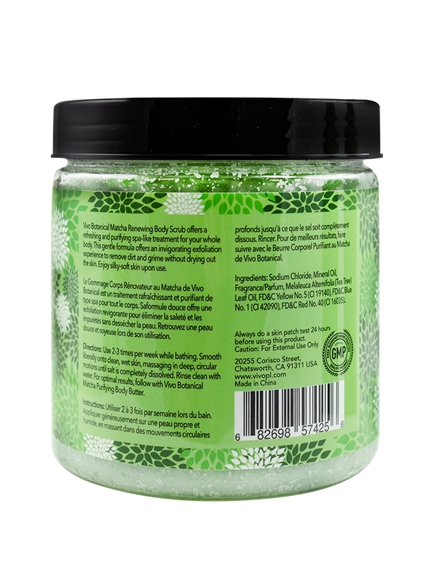 Matcha Renewing Body Scrub Back