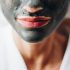 Woman with mud mask