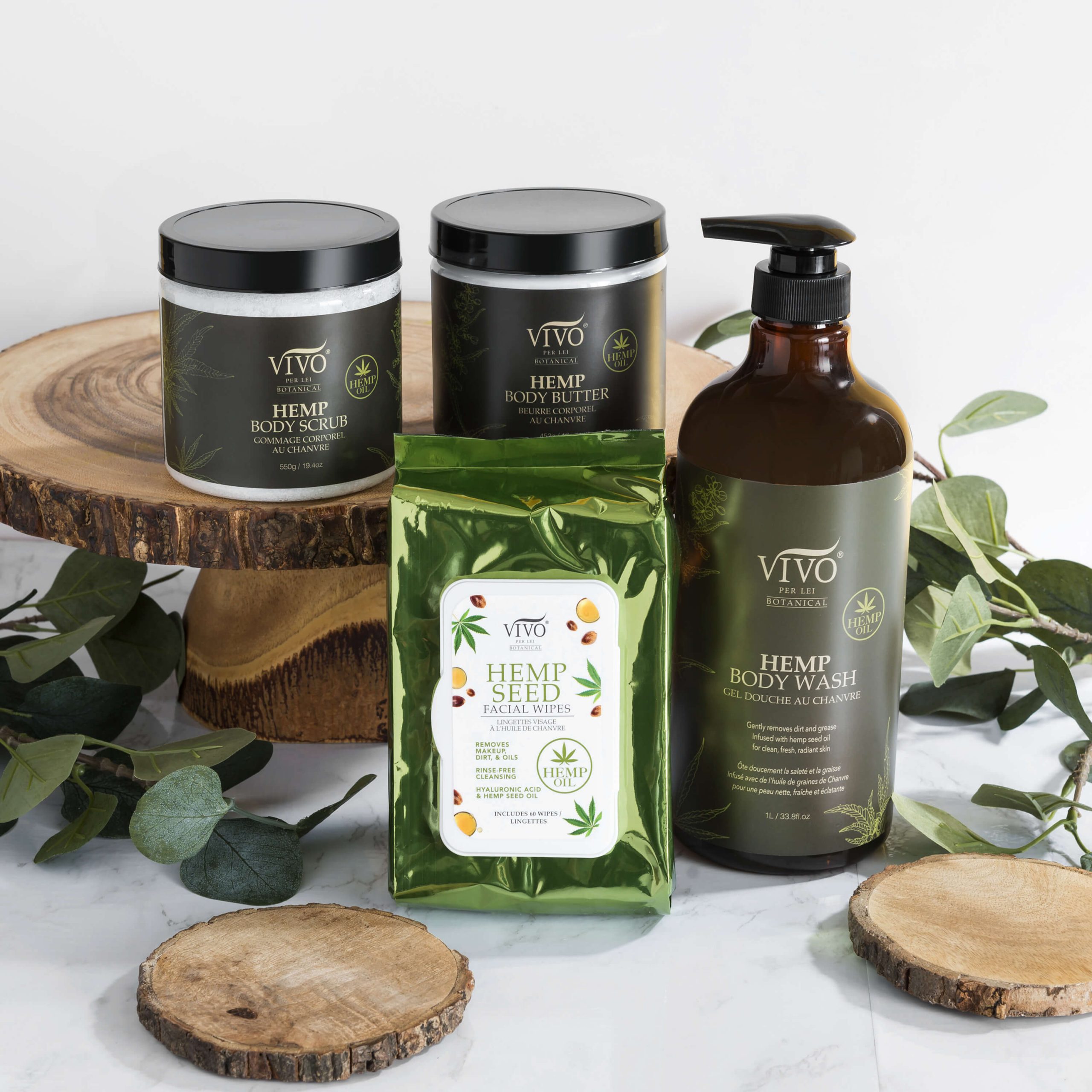 Vivo Body Wash and other hemp products