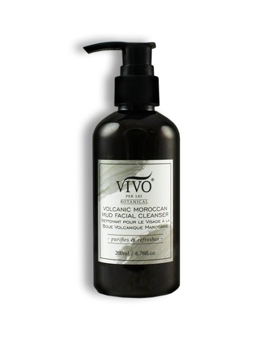 Volcanic Moroccan Mud Facial Cleanser Bottle