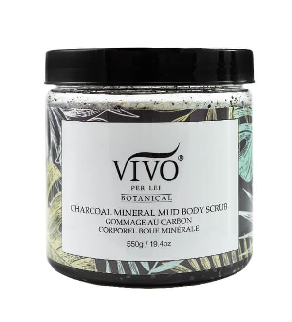 charcoal mineral body scrub