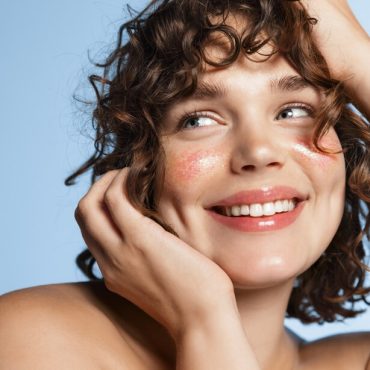 woman minimalist skincare