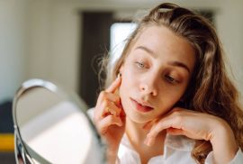 woman personalized skincare