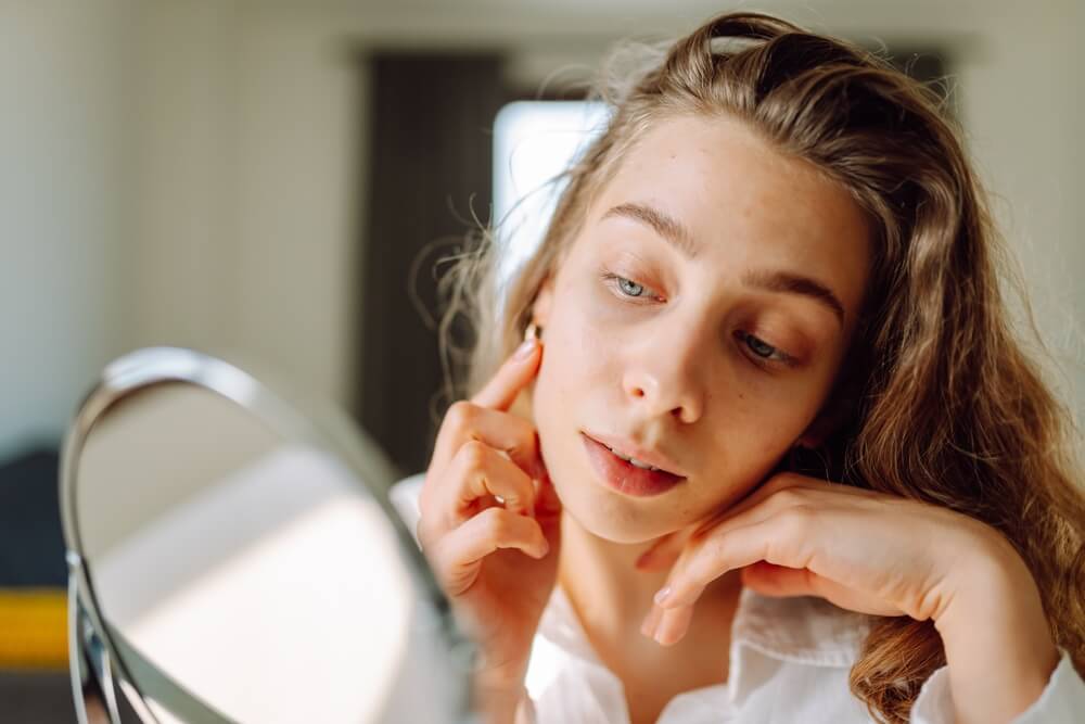 woman personalized skincare